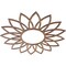 Ekena Millwork Daisy Wood Fretwork Pierced Ceiling Medallion, Walnut, 26"OD x 9"ID x 1/4"T CMWP26X26X0250DAWA - alternate 4